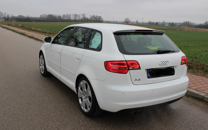 Audi A3 cena 28900 przebieg: 200000, rok produkcji 2009 z Czarna Woda małe 172